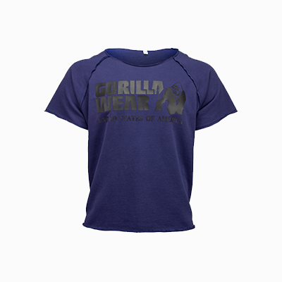 classic workout top navy dispaly front classic workout top navy dispaly front