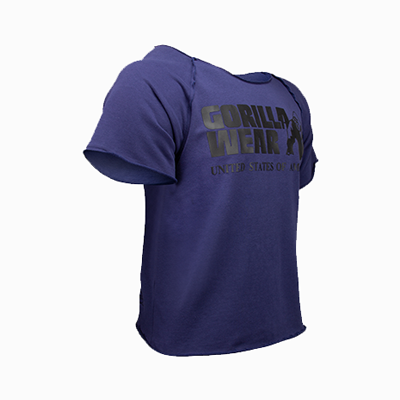 classic workout top navy dispaly side classic workout top navy dispaly side