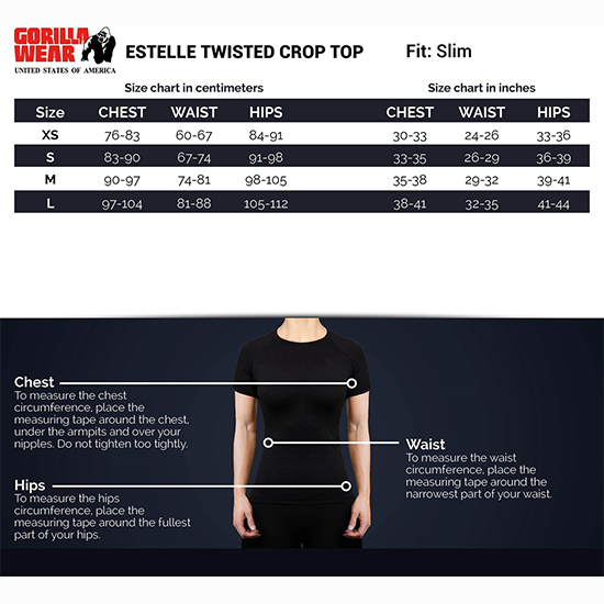 estelle twisted crop top lilac chart estelle twisted crop top lilac chart