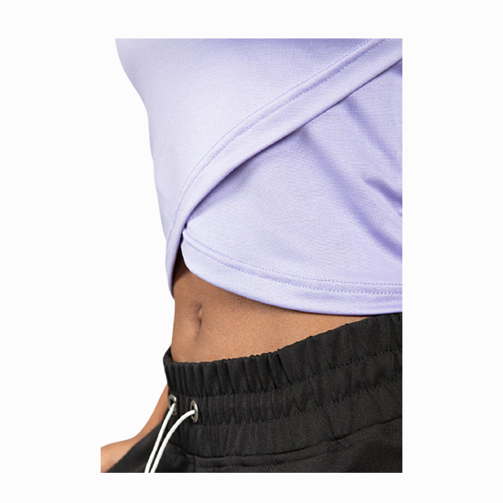 estelle twisted crop top lilac detail 2 estelle twisted crop top lilac detail 2