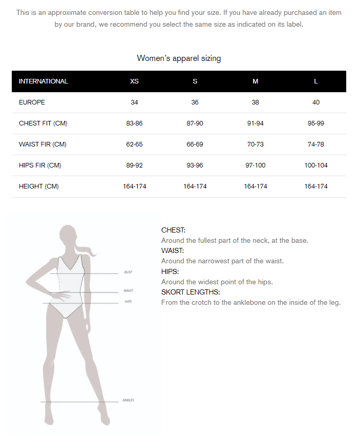 Bona Fide Size Guide – MuscleForce