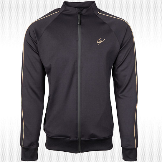 wenden-track-jacket-black-gold front wenden-track-jacket-black-gold front