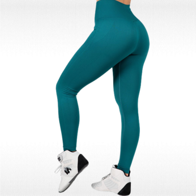 yava leggings green back