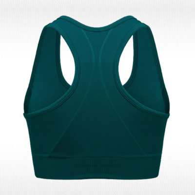 yava sports bra seamless green back