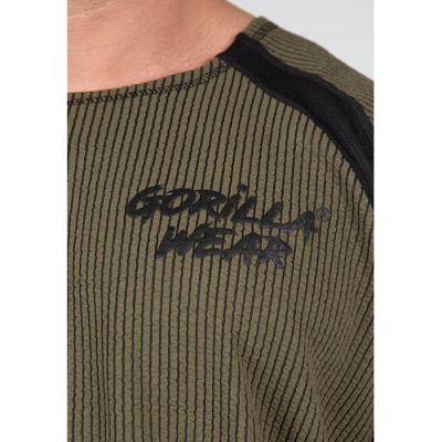 Augustine Old School Workout Top - Army Green 4