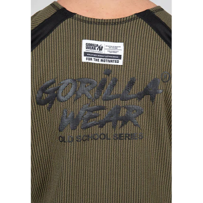 Augustine Old School Workout Top - Army Green 5