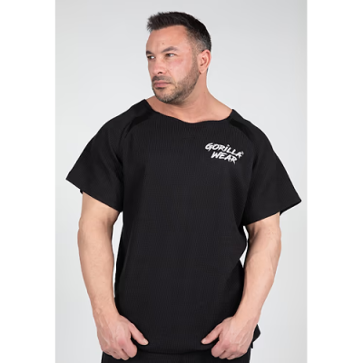 Augustine Old School Workout Top - Black 1