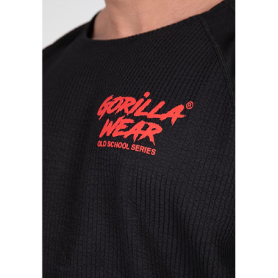 Augustine Old School Workout Top - Black Red 4