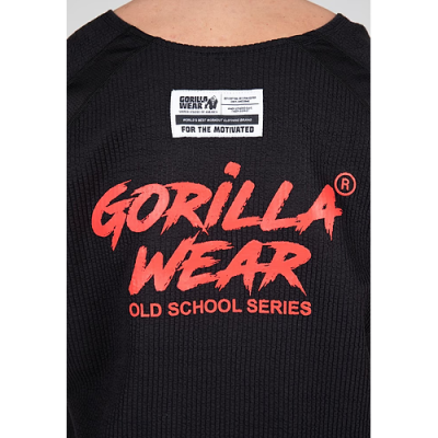 Augustine Old School Workout Top - Black Red 5