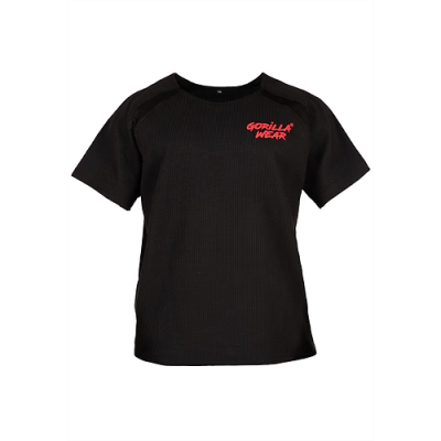 Augustine Old School Workout Top - Black Red 6
