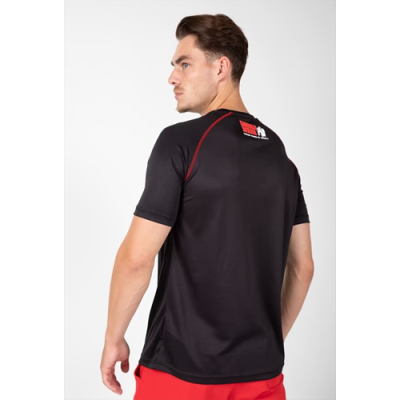 Performance T-Shirt - Black Red 1