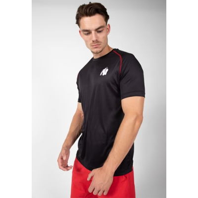 Performance T-Shirt - Black Red 3
