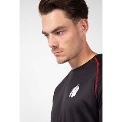 Performance T-Shirt - Black Red 4