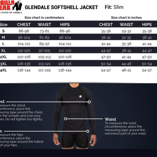 glendale-jacket-blackChart glendale-jacket-blackChart