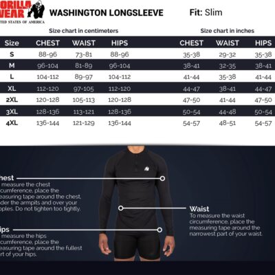 washington-long-sleeve-sizechart washington-long-sleeve-sizechart