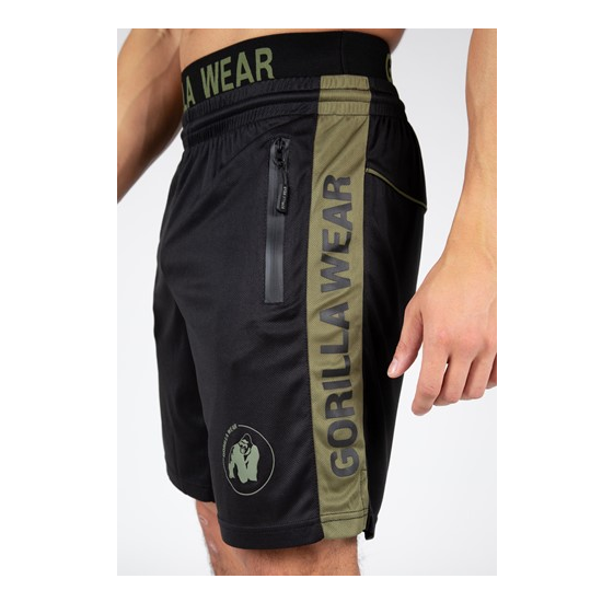 Atlanta Shorts - Black Green 5 Atlanta Shorts - Black Green 5