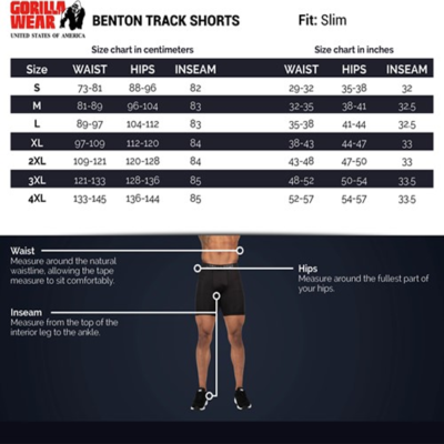 Benton Track Shorts - Gray 6