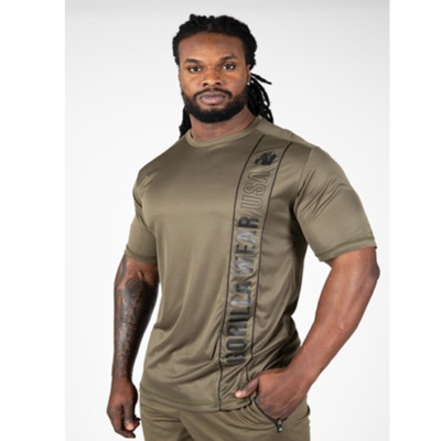 Branson T-shirt - Army Green Black 1