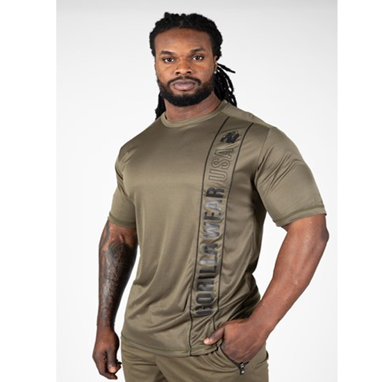 Branson T-shirt - Army Green Black 1