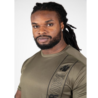 Branson T-shirt - Army Green Black 5