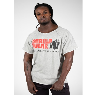 CLASSIC WORKOUT TOP – GRAY