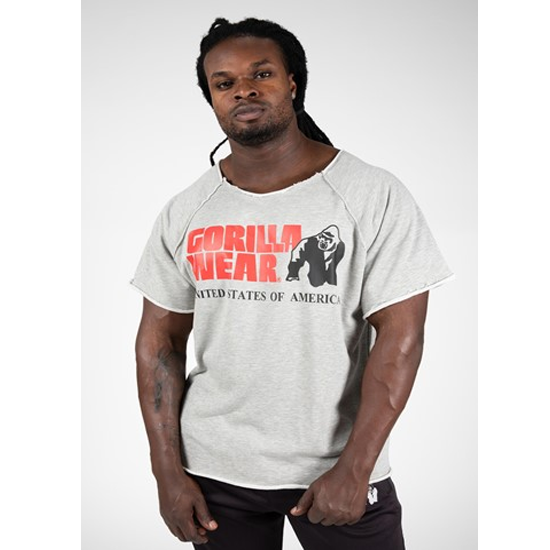 CLASSIC WORKOUT TOP – GRAY