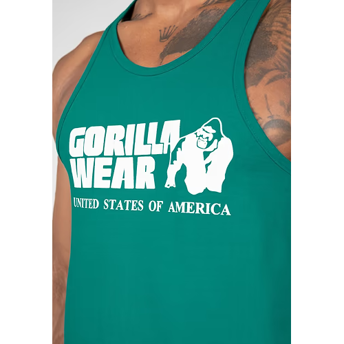 Classic Tank Top - Teal Green 5 Classic Tank Top - Teal Green 5