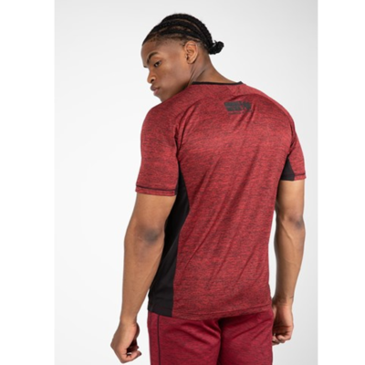 Fremont T-Shirt - Burgundy Red Black 2