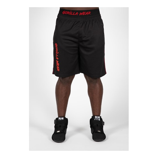 Mercury Mesh Shorts - Black Red 1 Mercury Mesh Shorts - Black Red 1