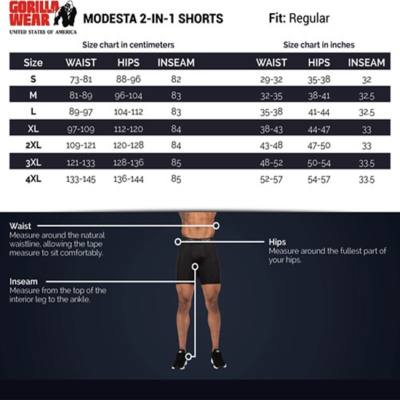 Modesto 2-In-1 Shorts - Black 7 Modesto 2-In-1 Shorts - Black 7