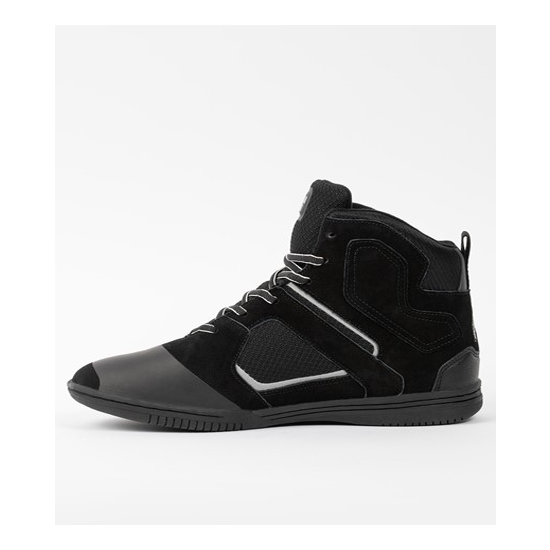 Troy High Tops - Black Gray 2 Troy High Tops - Black Gray 2