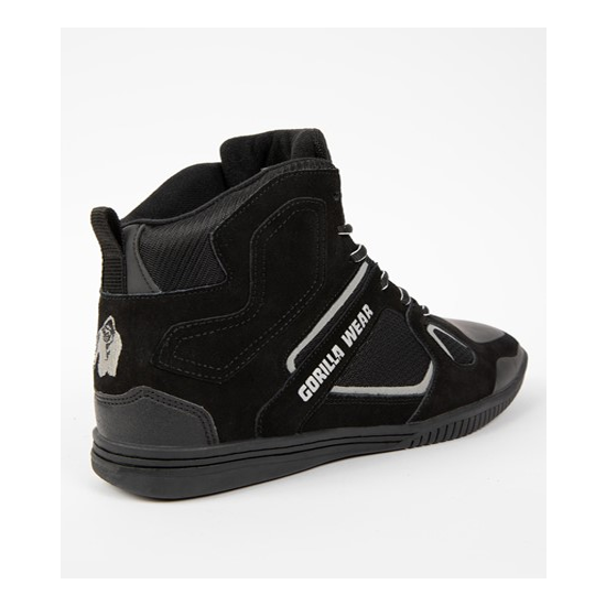 Troy High Tops - Black Gray 5 Troy High Tops - Black Gray 5