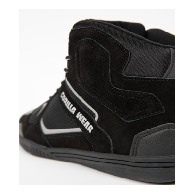 Troy High Tops - Black Gray 8 Troy High Tops - Black Gray 8