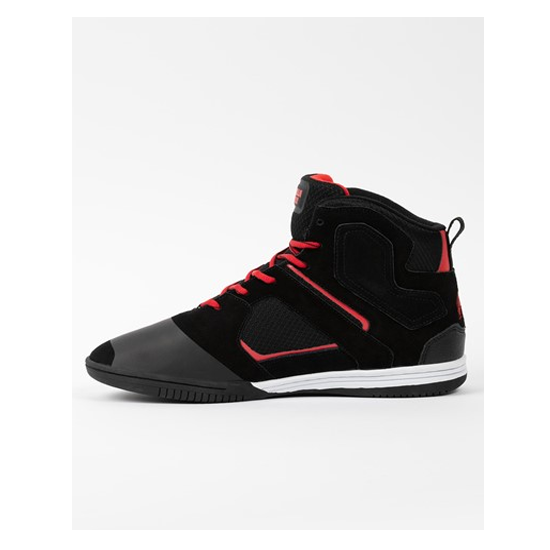 Troy High Tops - Black red 2 Troy High Tops - Black red 2