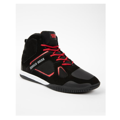 Troy High Tops - Black red 4