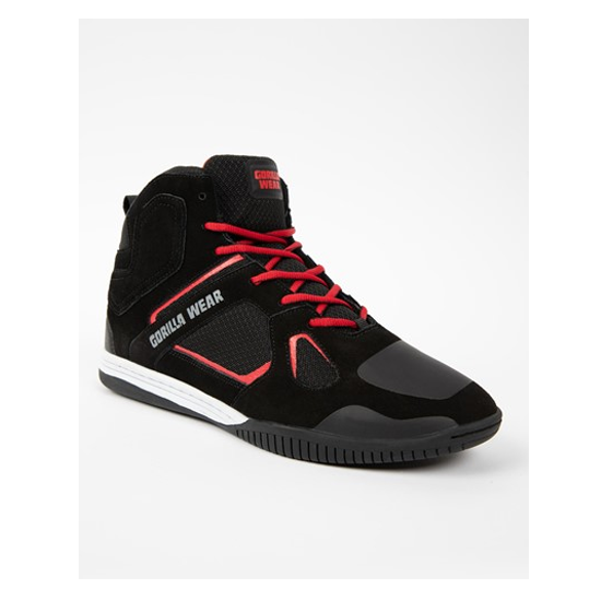 Troy High Tops - Black red 4 Troy High Tops - Black red 4
