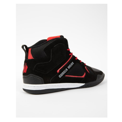 Troy High Tops - Black red 5