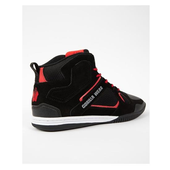 Troy High Tops - Black red 5 Troy High Tops - Black red 5