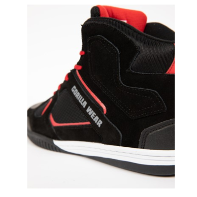 Troy High Tops - Black red 8