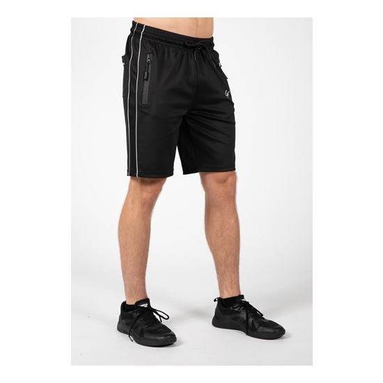 Wenden Track Shorts - Black White 3 Wenden Track Shorts - Black White 3