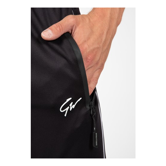 Wenden Track Shorts - Black White 4 Wenden Track Shorts - Black White 4