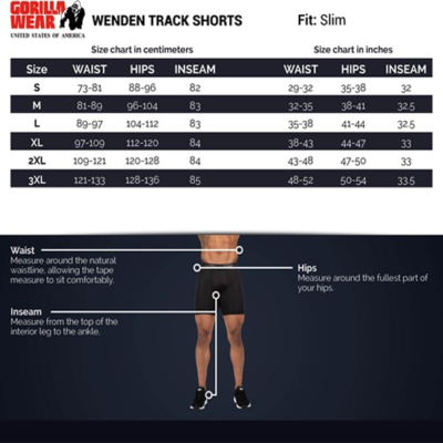 Wenden Track Shorts - Black White 5