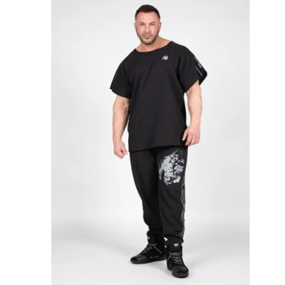 BUFFALO WORKOUT TOP BLACK GRAY 3