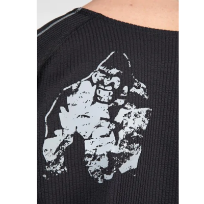 BUFFALO WORKOUT TOP BLACK GRAY 4