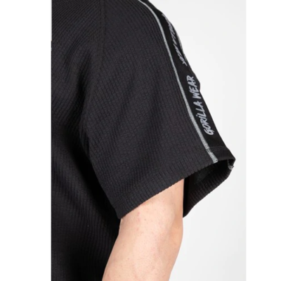 BUFFALO WORKOUT TOP BLACK GRAY 5