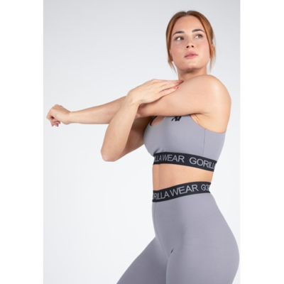 Colby Sports Bra - Gray 4