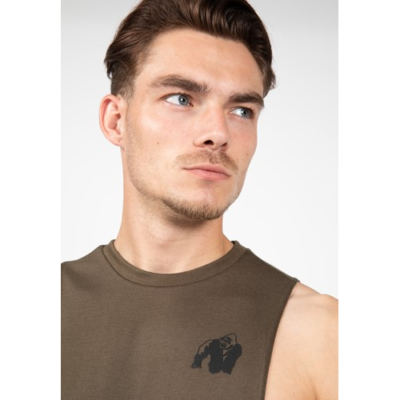Dakota Sleeveless T-shirt - Army Green 5