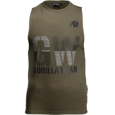 Dakota Sleeveless T-shirt - Army Green 6