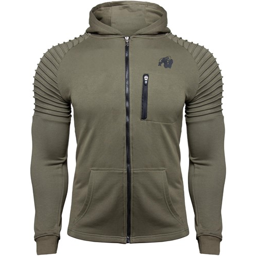 Delta Zipped Hoodie - Army Green 6 Delta Zipped Hoodie - Army Green 6