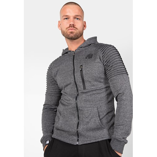 Delta Zipped Hoodie - Gray 4 Delta Zipped Hoodie - Gray 4